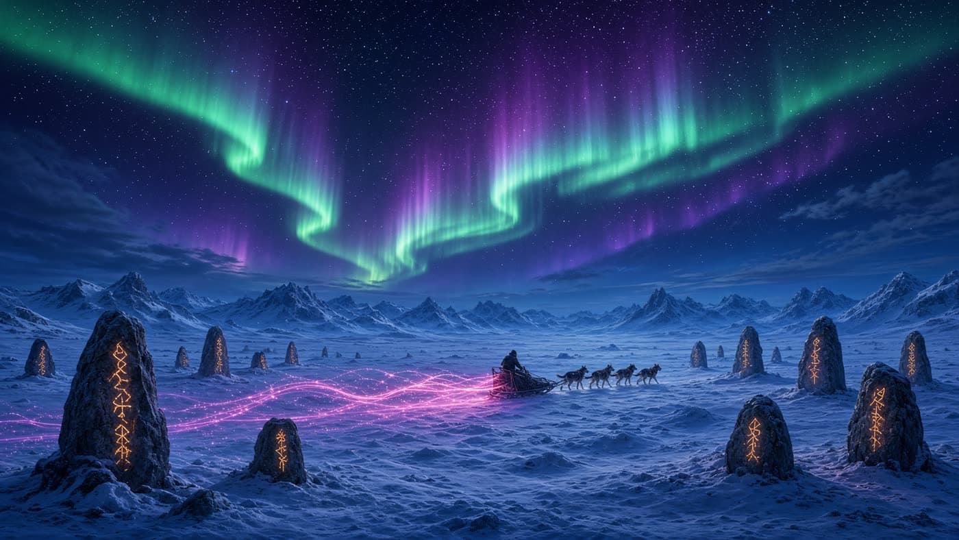 The Neon Tundra — concept art